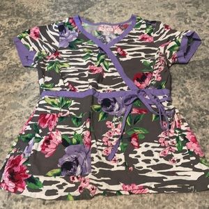 Koi scrub top